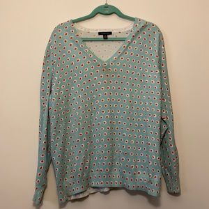 Land’s End Printed Sweater